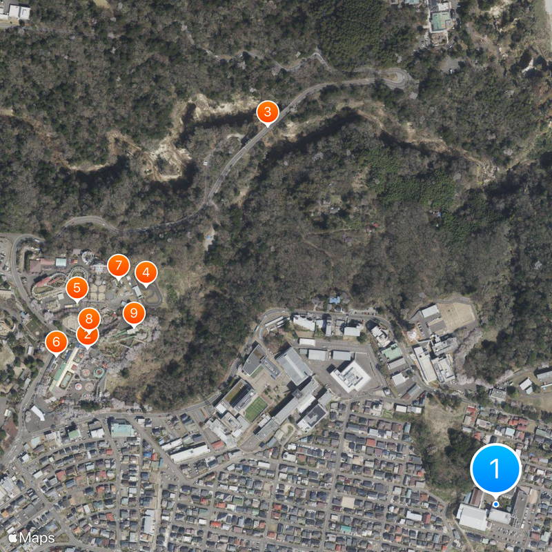 Sendai Johnan High School Map