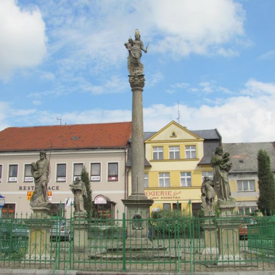 Maria column in Toužim