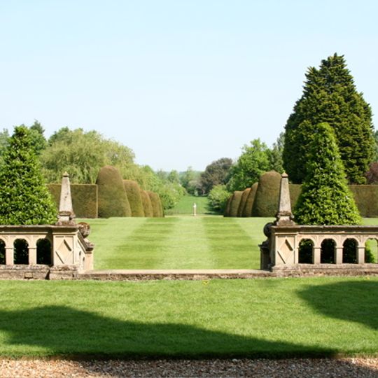 North Terrace Retaining Wall And Balustrade At Pleasure Garden, Madingley Hall