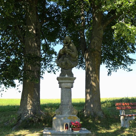 Statue of Madonna and Child in Kunčina Ves
