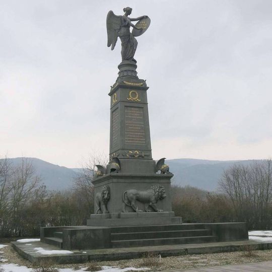 Ruský památník bitvy 1813 u Přestanova