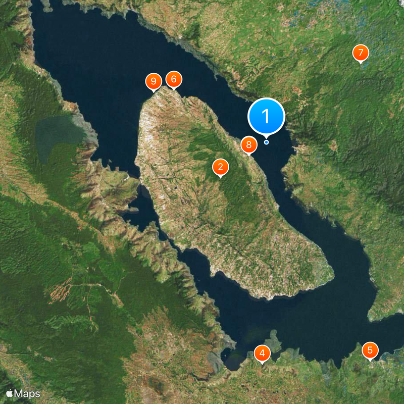 Lago Toba Mapa