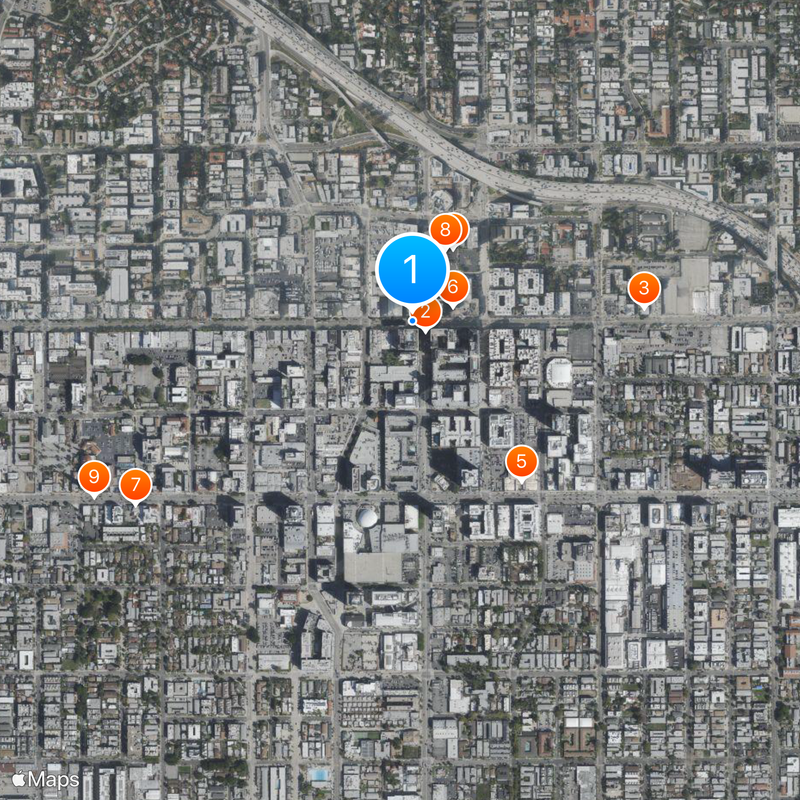 Vine Street Map