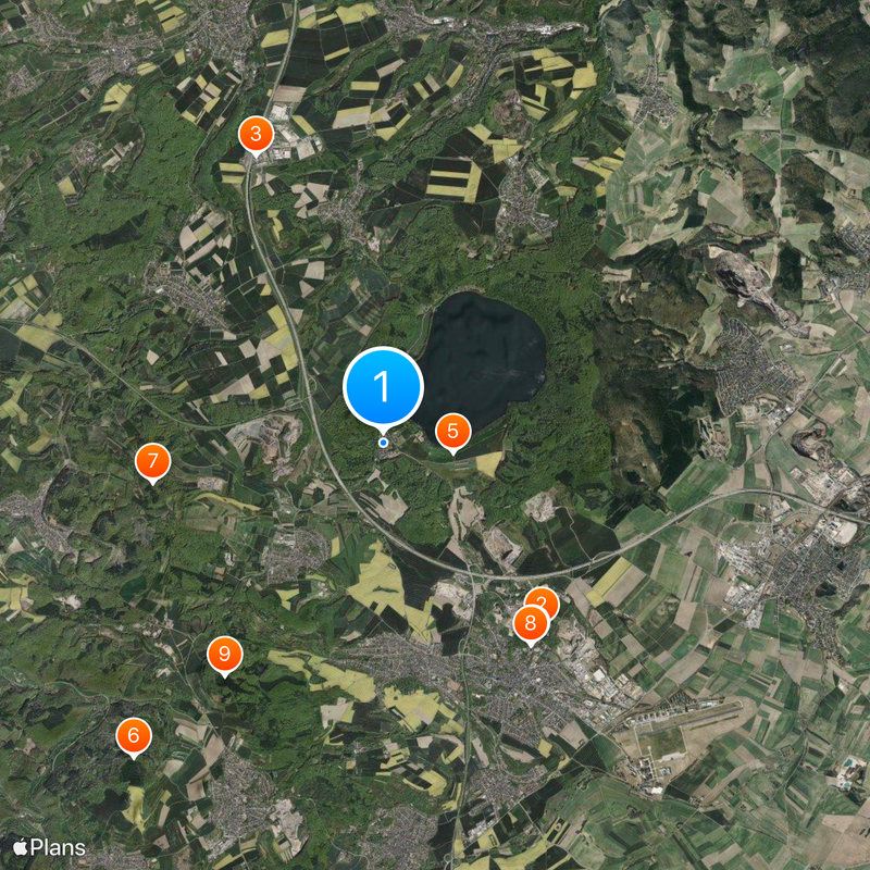 Abbaye de Maria Laach Carte