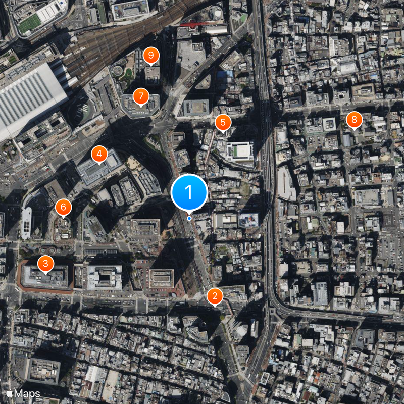 Osaka metropolitan area Map