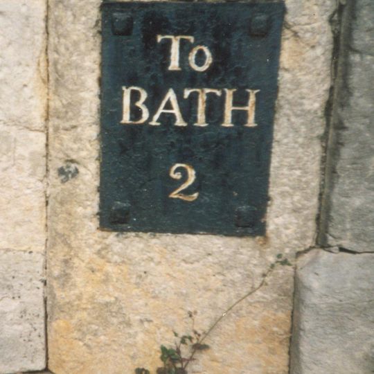 Milestone outside No 2 Fairfield