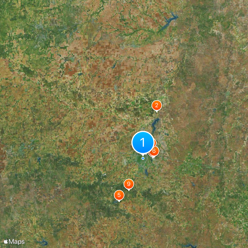 McMurry University Map