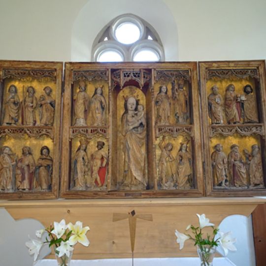 St. Mary's altar Leipzig-Lützschena