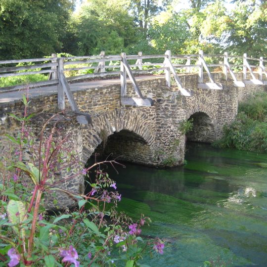 Bridge Over The River Wey To The North West Corner Of Tilford Green