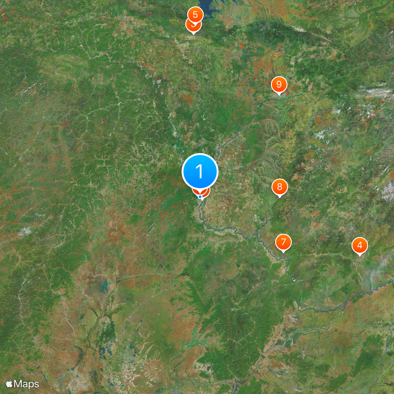 Blagovechtchensk Carte