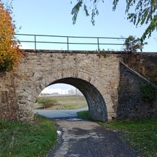 Železniční most přes Tyršovu ulici v Soběslavi