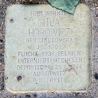 Stolperstein für Gitla Horowicz