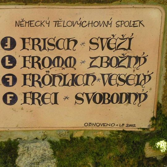 Pomník Německého tělovýchovného spolku v Lokti