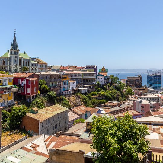 Historische wijk van de havenstad Valparaíso