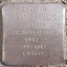 Stolperstein dedicated to Martin Pincus