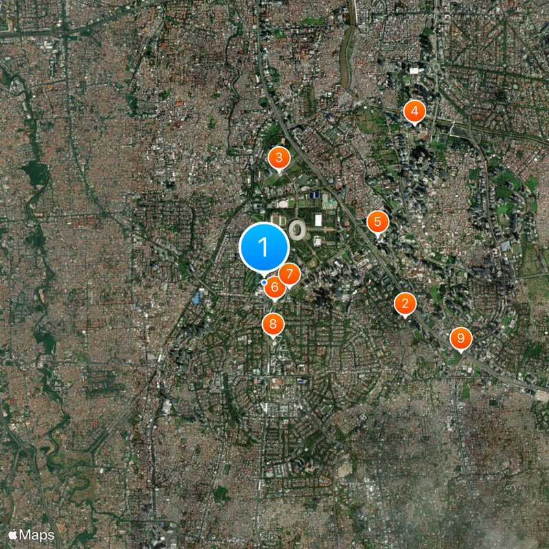 Senayan City Map
