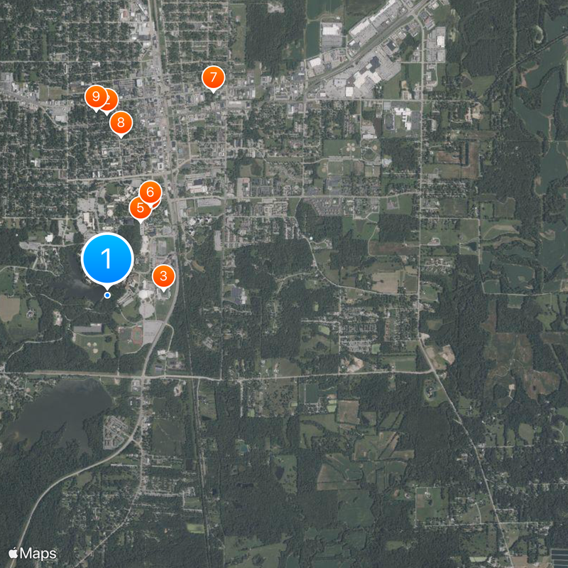 Southern Illinois University Map