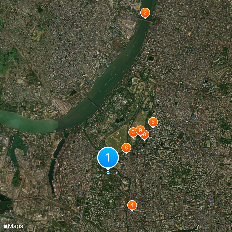 National Library of India Map