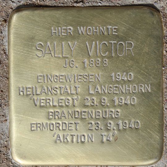 Stolperstein für Sally Victor