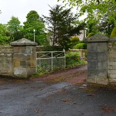 Wall And Gate Piers In Front Of The Old Vicarage