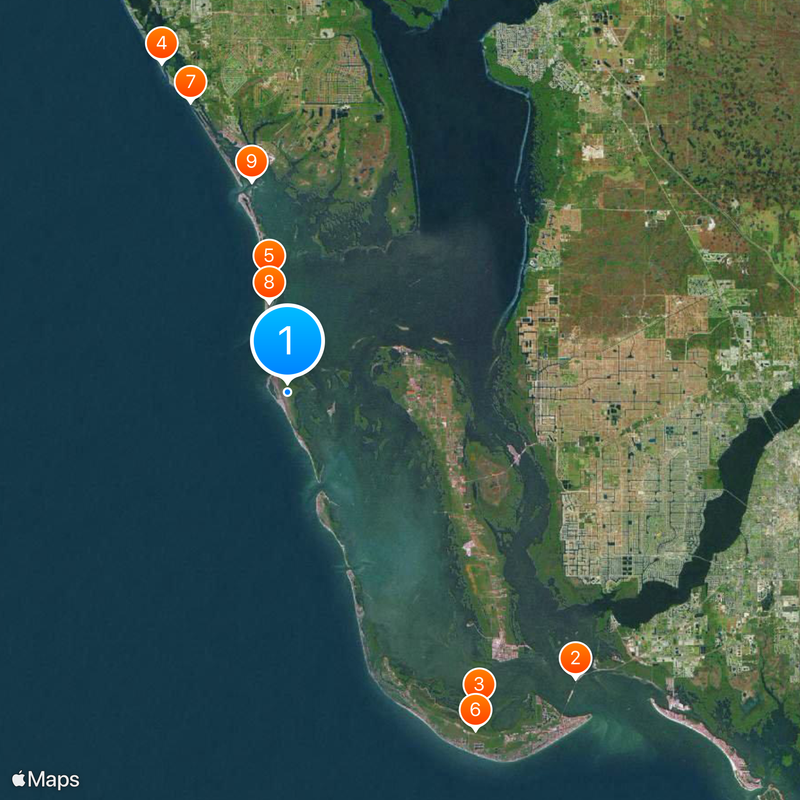 Cayo Costa State Park Mapa