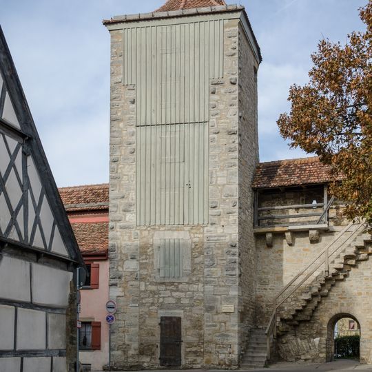 Wachturm Klingenschütt 3 in Rothenburg ob der Tauber