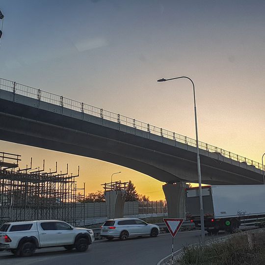 Estakáda VMO Brno přes nádraží  Brno-Maloměřice