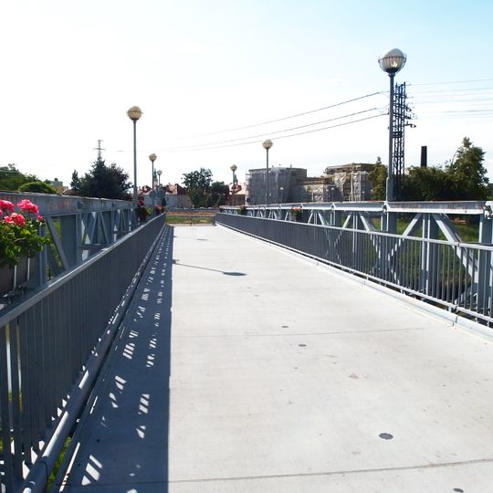 Footbridge over the Baťa Canal in Staré Město