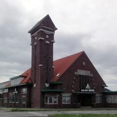 Veilinggebouw van de Poeldijkse Groenten- en Fruitveiling
