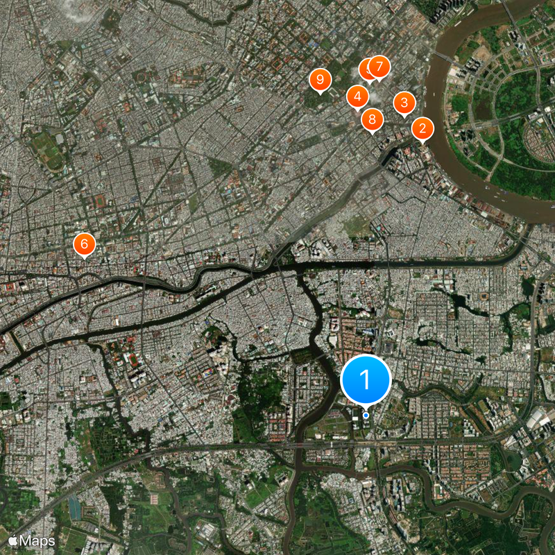Tôn Đức Thắng University Map