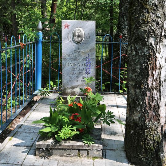 Могила Н.И. Шмелькова , Героя Советского Союза
