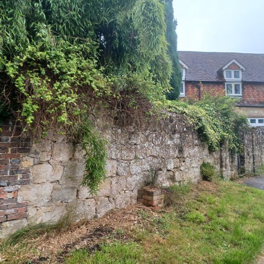 Forecourt Wall Of Church Hill Gate