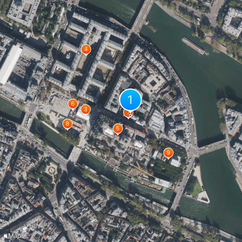 Roman Catholic Archdiocese of Paris Map