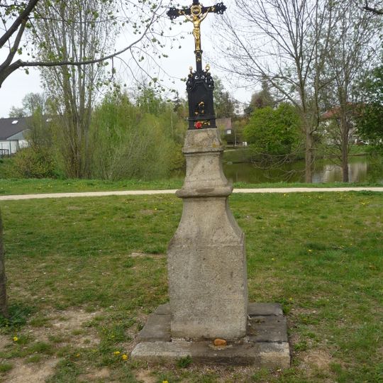 Morový kříž u rybníka Cihelny