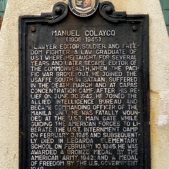 Manuel Colayco historical marker