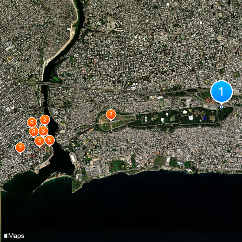 Los Tres Ojos National Park Map
