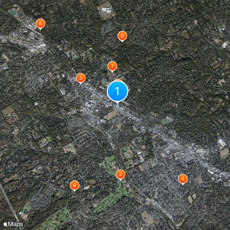 Philadelphia Main Line Mapa