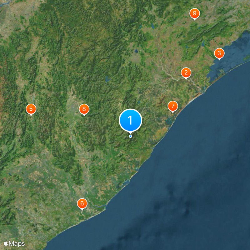 Mahendragiri Map