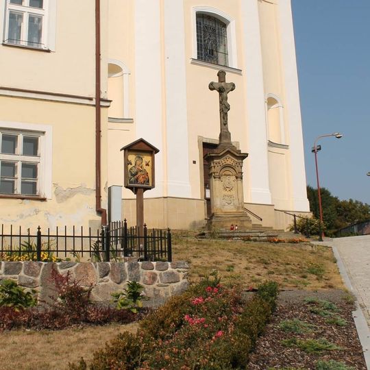 Obrázek Panny Marie ve Štítech u kostela