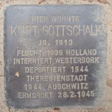 Stolperstein dedicated to Kurt Gottschalk