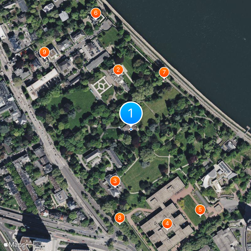 Kanzlerbungalow Karte