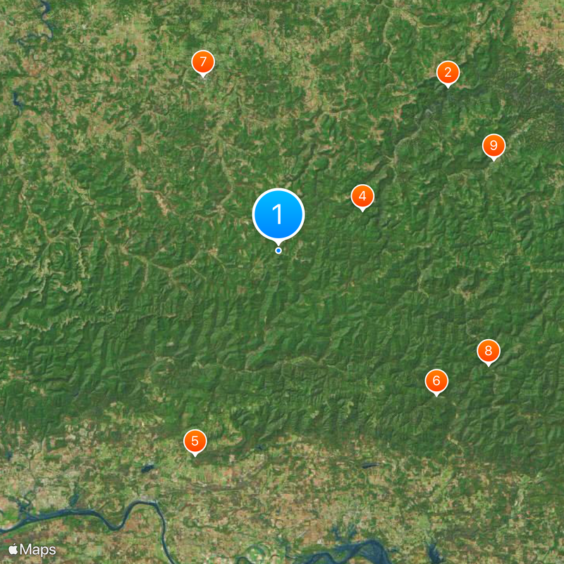 White River Map