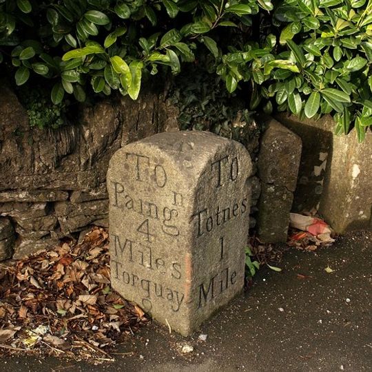 Milestone, jct of True Street, minor road to Berry
