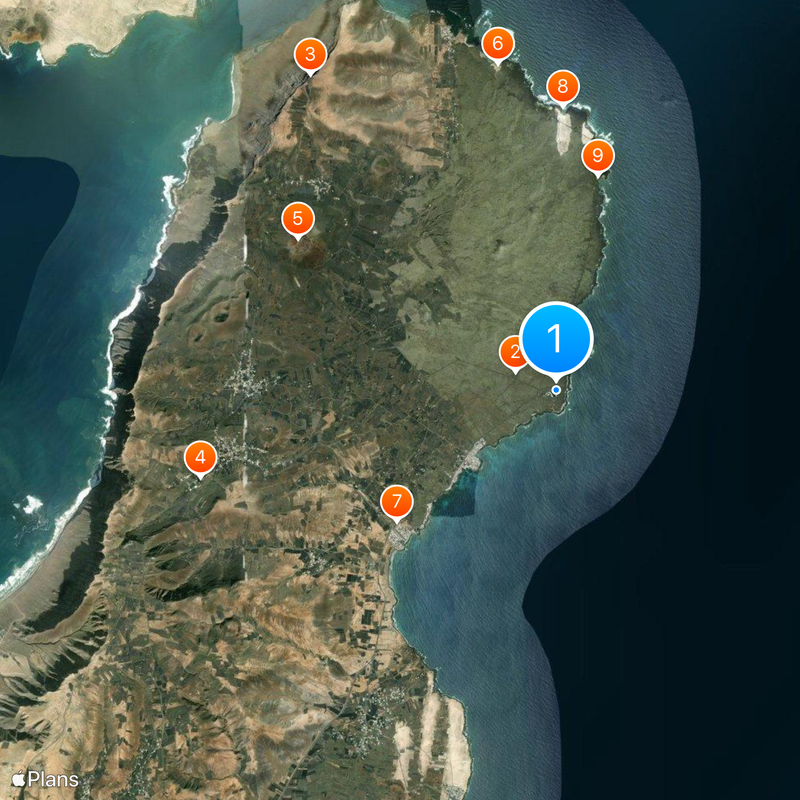 Jameos del Agua Mapa