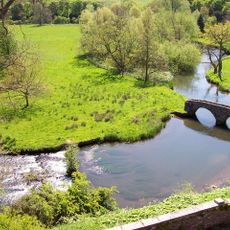Dorothy Vernon's Bridge over River Wye
