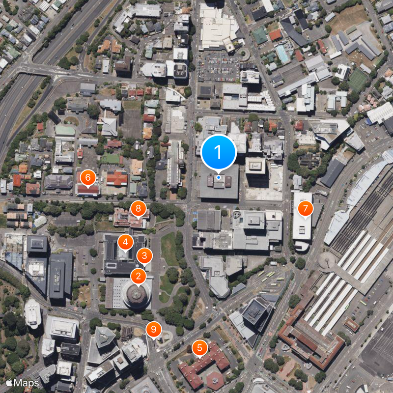 National Library of New Zealand Map