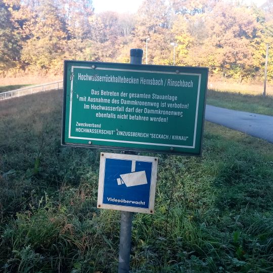 Hochwasserrückhaltebecken Rinschbach