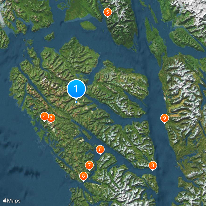 Chichagof Island Map
