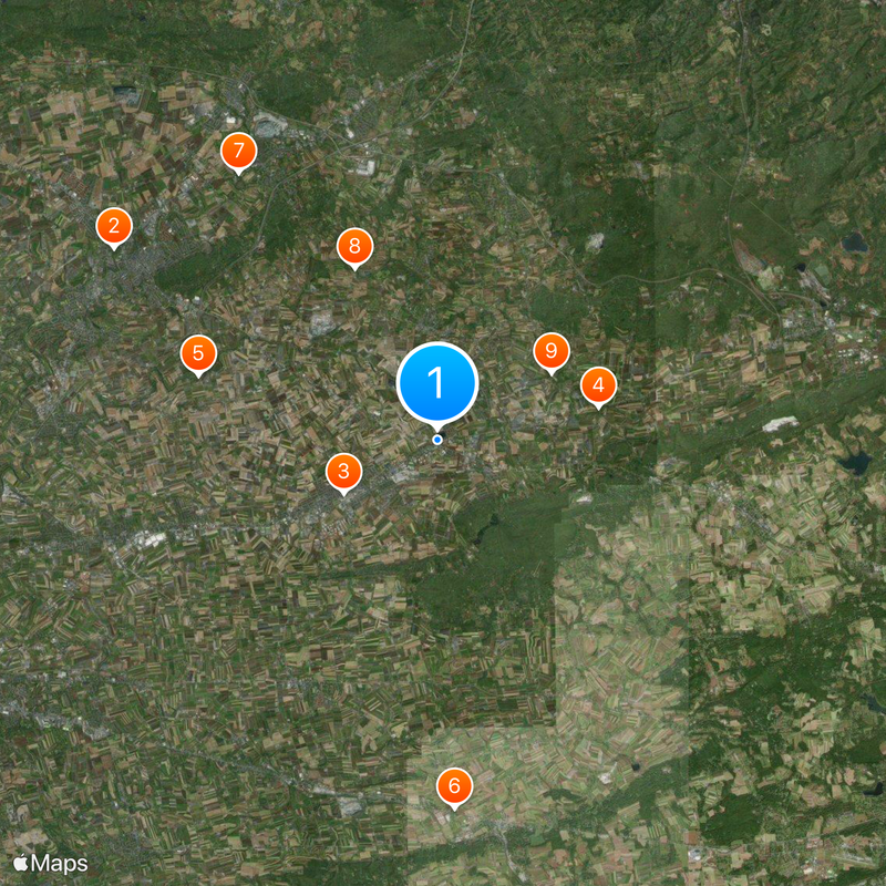 Blue Ball Map