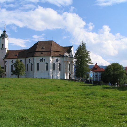 Moräne an der Wieskirche